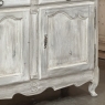 19th Century Country French Whitewashed Vaisselier ~ Buffet ~ Cupboard