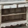 19th Century Country French Whitewashed Vaisselier ~ Buffet ~ Cupboard