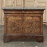 19th Century French Louis Philippe Period Burl Walnut Commode