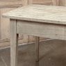 Grand 19th Century Rustic French Elm Farm Table