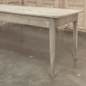 Grand 19th Century Rustic French Elm Farm Table