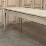 Grand 19th Century Rustic French Elm Farm Table