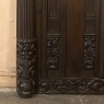 17th Century French Hand-Carved Cabinet Door with Half-Column Pilasters