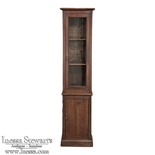 Antique French Louis Philippe Petite Vitrine ~ Curio Cabinet