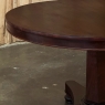 19th Century French Directoire Mahogany Round Dining Table