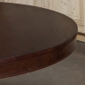 19th Century French Directoire Mahogany Round Dining Table