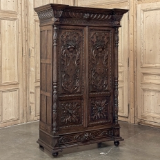 19th Century French Renaissance Revival Armoire ~ Wardrobe