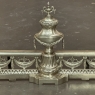 19th Century French Louis XVI Bronze Fireplace Fender Set