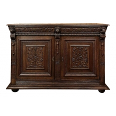 Early 19th Century Flemish Renaissance Revival Buffet