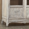 Pair 19th Century Country French Louis XVI Whitewashed Bookcases