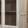 Pair 19th Century Country French Louis XVI Whitewashed Bookcases