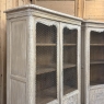 Pair 19th Century Country French Louis XVI Whitewashed Bookcases