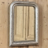 Antique French Louis Philippe Period Silvered Mirror