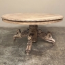 19th Century French Renaissance Oval Center Table ~ Dining Table in Stripped Oak