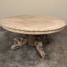 19th Century French Renaissance Oval Center Table ~ Dining Table in Stripped Oak