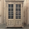 18th Century Country French Louis XVI Period Bookcase in Stripped Oak