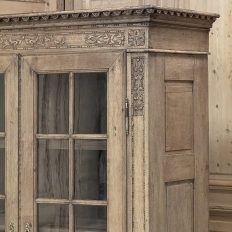 18th Century Country French Louis XVI Period Bookcase in Stripped Oak