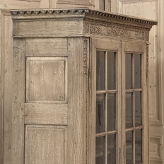 18th Century Country French Louis XVI Period Bookcase in Stripped Oak