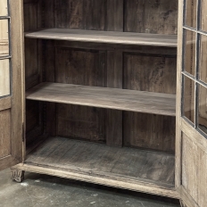 18th Century Country French Louis XVI Period Bookcase in Stripped Oak