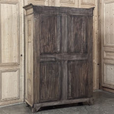 18th Century Country French Louis XVI Period Bookcase in Stripped Oak