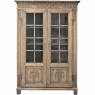 18th Century Country French Louis XVI Period Bookcase in Stripped Oak