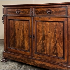 19th Century French Louis Philippe Period Mahogany Buffet