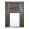 19th Century French Louis XVI Painted Trumeau ~ Mirror