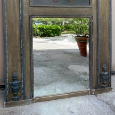 19th Century French Louis XVI Painted Trumeau ~ Mirror