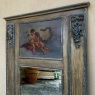 19th Century French Louis XVI Painted Trumeau ~ Mirror