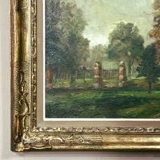 Antique Framed Oil Painting on Canvas by Van den Eynde