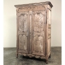 Early 19th Century Country French Armoire from Lorraine in Stripped Oak