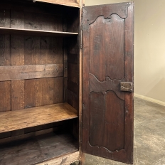 Early 19th Century Country French Armoire from Lorraine in Stripped Oak