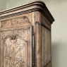 Early 19th Century Country French Armoire from Lorraine in Stripped Oak