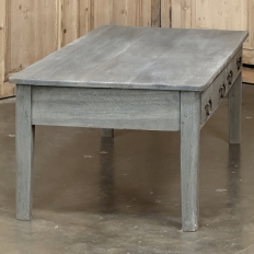 Rustic Country French Painted Coffee Table