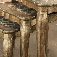 Set of 3 Vintage Florentine Nesting Tables