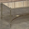 Mid-Century Chrome & Glass Coffee Table