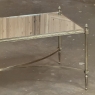 Mid-Century Chrome & Glass Coffee Table