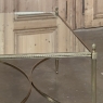 Mid-Century Chrome & Glass Coffee Table