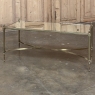 Mid-Century Chrome & Glass Coffee Table