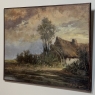 Framed Oil Painting on Panel by Marthe de Spiegeleir (1897-1991)