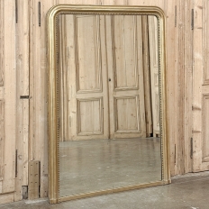 Antique French Louis Philippe Period Giltwood Mirror