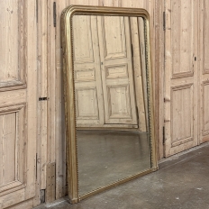 Antique French Louis Philippe Period Giltwood Mirror