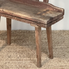 18th Century Swedish Varmland Stockholm Bench ~ End Table ca. 1760s