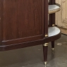 Antique French Louis XVI Mahogany Buffet with Carrara Marble