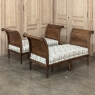 Pair Antique French Neoclassical Day Beds ~ Chaise Lounges