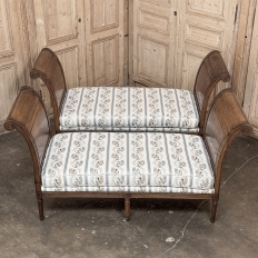 Pair Antique French Neoclassical Day Beds ~ Chaise Lounges