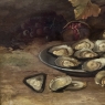 19th Century Framed Oil on Canvas of Still Life