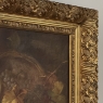 19th Century Framed Oil on Canvas of Still Life