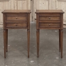 Pair Antique French Directoire ~ Neoclassical End Tables - Nightstands