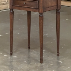 Pair Antique French Directoire ~ Neoclassical End Tables - Nightstands